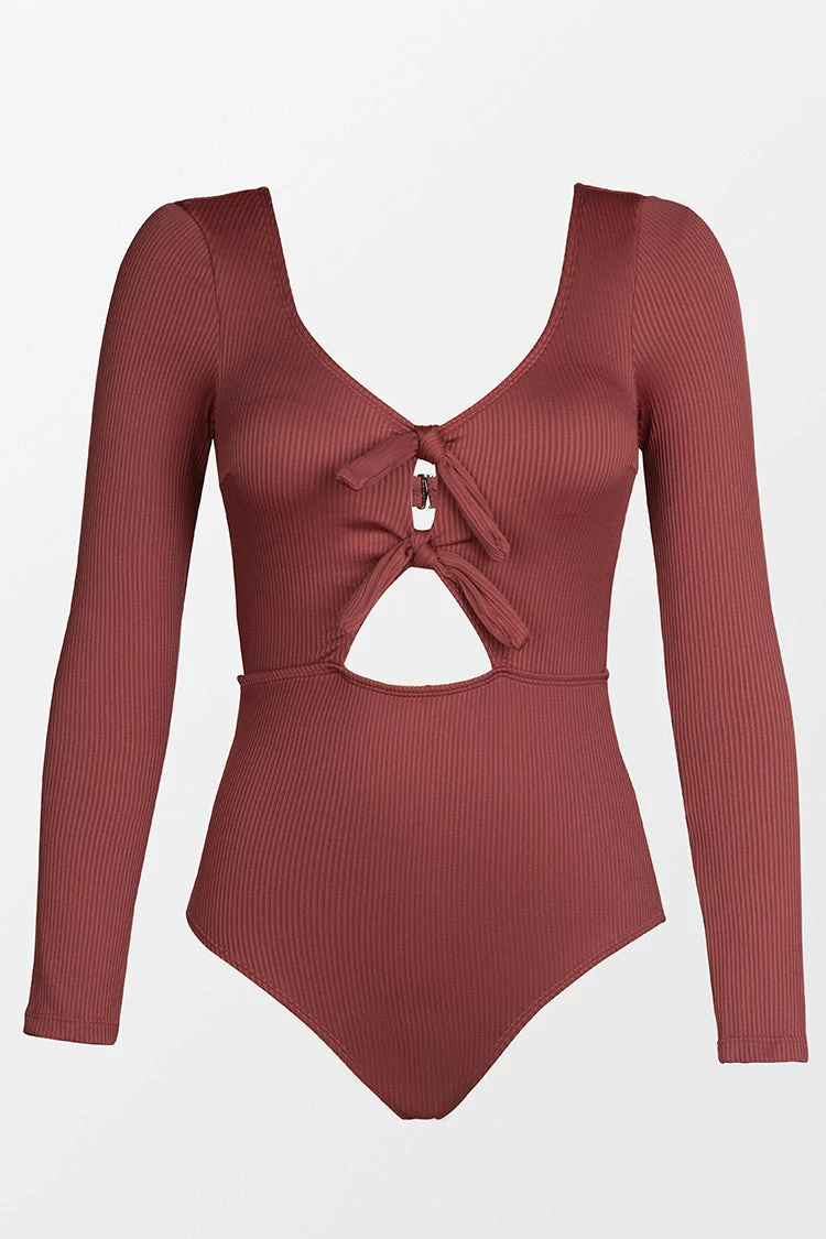 Best Pirce 👏 Cupshe Winter Scoop Cut Out Long Sleeve One Piece 🩱 Swimsuit 😀 3 Best Pirce 👏 Cupshe Winter Scoop Cut Out Long Sleeve One Piece 🩱 Swimsuit 😀 - Image 3
