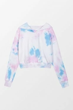 Best Pirce 😀 Cupshe Rosebud Tie Dye Hoodie 🤩