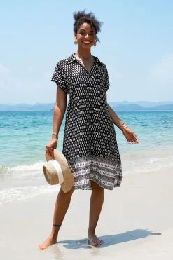 Best reviews of ✔️ Cupshe Ophelia Boho Print Buttoned 👗 Dress ✔️