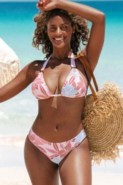 Top 10 ⭐ Cupshe Floral Impressions O-Ring 👙 Bikini Top & Hipster 👙 Bikini Bottom Set ⌛