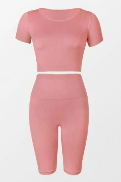 Budget 😍 Cupshe Full Bloom Scoop Short Sleeve Matching Set ⌛ -Cupshe Online Shop 1 634ae010 b86b 4d82 afc3 197d57de5f4e