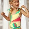 Cheap 😀 Cupshe Girls' Dancing Ribbon Shoulder Tie V Neck One Piece 🩱 Swimsuit 🤩