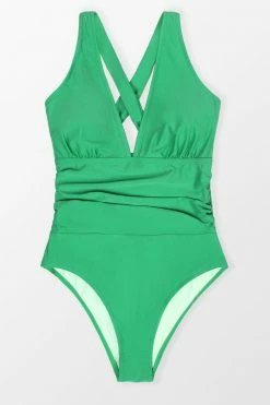 Outlet 🎁 Cupshe Dessert & Daiquiris Shirred Halter Plus Size One Piece 🩱 Swimsuit 👍 -Cupshe Online Shop 1 6a566b81 dc21 4077 b05f ca2e5a62d06e