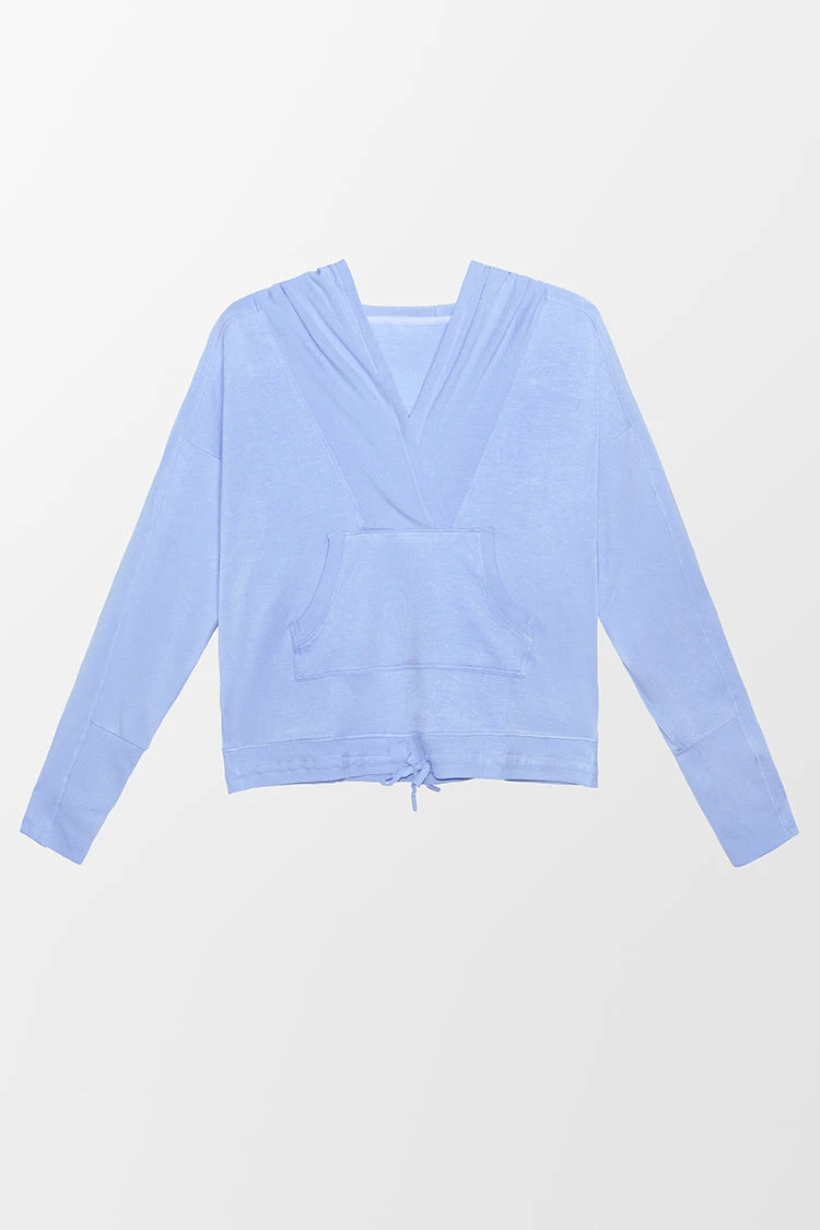 Cheapest 🎁 Cupshe Private Jet Light Blue Long Sleeve Drawstring Hoodie 🎉 5 Cheapest 🎁 Cupshe Private Jet Light Blue Long Sleeve Drawstring Hoodie 🎉 - Image 5