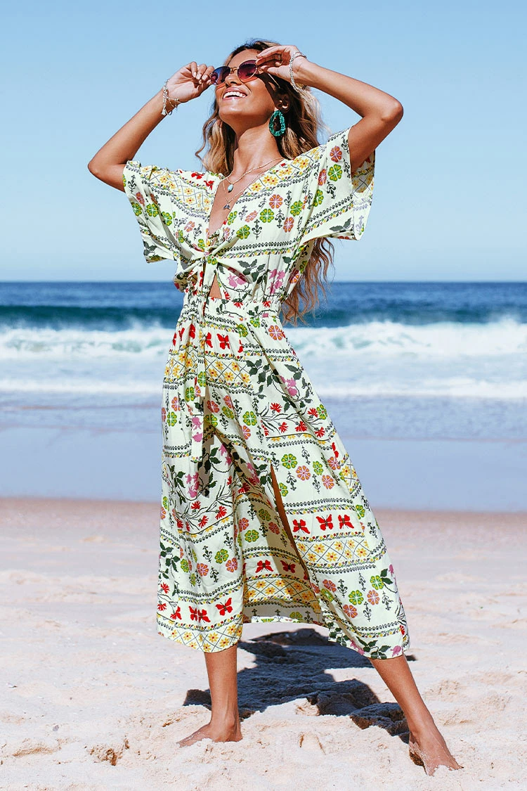 Cheap π Cupshe Ellison Floral Tie Front π Dress βοΈ 1 Cheap π Cupshe Ellison Floral Tie Front π Dress βοΈ