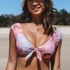Best Pirce 🎉 Cupshe Floral Impressions Bunny Tie Bralette 👙 Bikini Top 💯