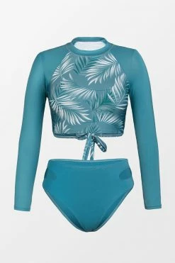 Discount 🎁 Cupshe Abbey Tropical Back Tie Long Sleeve Tankini 🎉 -Cupshe Online Shop 1 749aa426 5b8e 4ad9 8068 eefc49166989