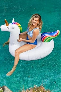 Top 10 💯 Cupshe Prism Unicorn Swimming Ring Float Raft Seat 🤩