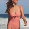 Cheap ⌛ Cupshe Legacy Bow Knot One Piece 🩱 Swimsuit ⭐