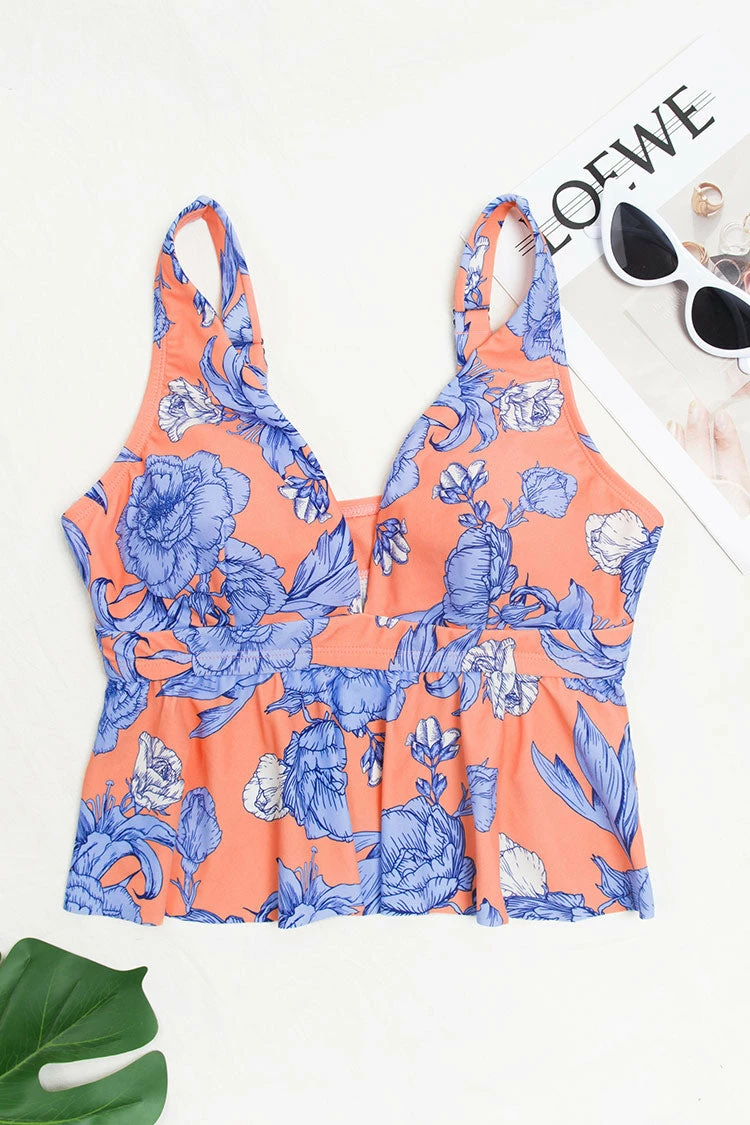 Best reviews of 🔔 Cupshe Fantasy Flower Peplum Plus Size Tankini Top 🔥 3 Best reviews of 🔔 Cupshe Fantasy Flower Peplum Plus Size Tankini Top 🔥 - Image 3