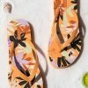 Buy 🔥 Cupshe Wildberry Floral Flip Flops 😀
