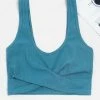 Cheapest 🔥 Cupshe Palm Crisscross U-neck Sports Bra 🛒