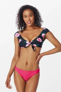 Top 10 😀 Cupshe Floral Print Capped Sleeve Knotted 👙 Bikini 🎉