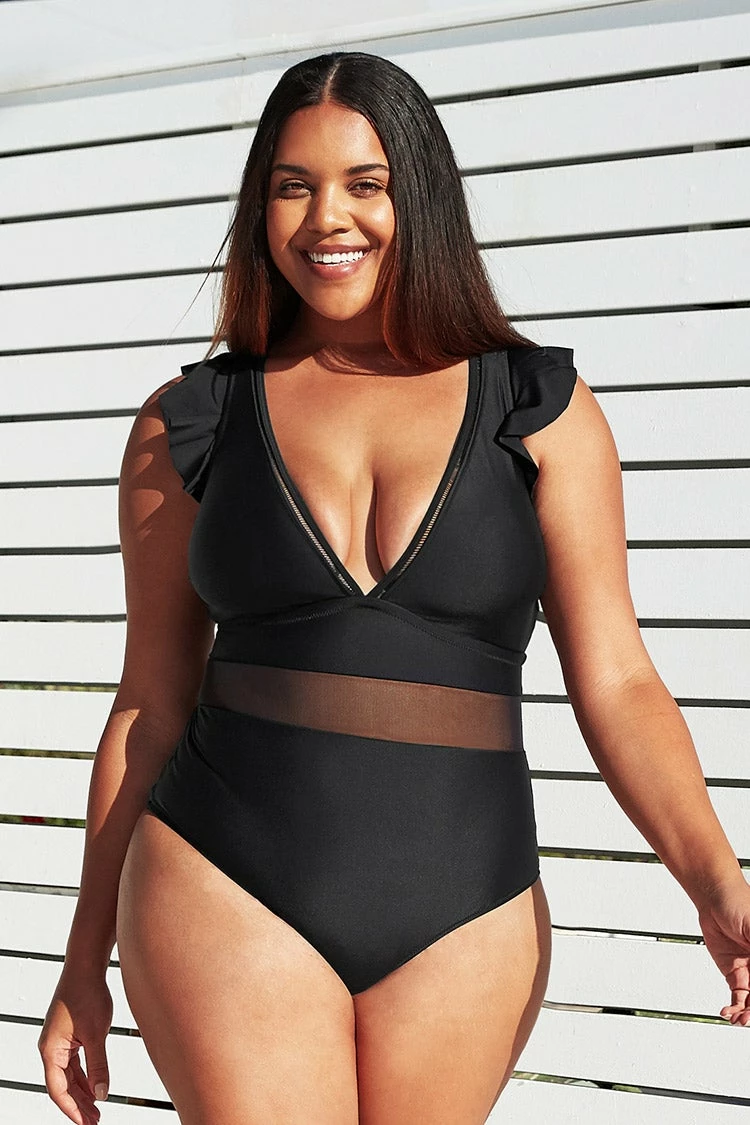Top 10 β¨ Cupshe Ruffle Plunge V Neck Plus Size One Piece π©± Swimsuit 𧨠1 Top 10 β¨ Cupshe Ruffle Plunge V Neck Plus Size One Piece π©± Swimsuit π§¨