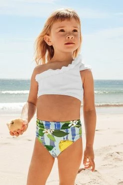 Deals 🧨 Cupshe Keira One Shoulder Ruffle 👙 Bikini For Toddler Girls And Girls ❤️