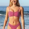 Brand new ⭐ Cupshe Candy Striped 👙 Bikini 😀
