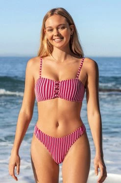 Brand new ⭐ Cupshe Candy Striped 👙 Bikini 😀