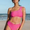 Deals 😍 Cupshe Seaside Holiday Scalloped One Shoulder and High Waist 👙 Bikini Set 🛒