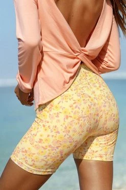 Top 10 👍 Cupshe Orange Blossom Ditsy Floral Bike Shorts ⭐