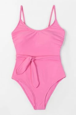 Wholesale 🤩 Cupshe Flora Pink Belt Knot One Piece 🩱 Swimsuit 🧨 -Cupshe Online Shop 1 a3c635c9 329c 4039 9e29 36736ce4930c