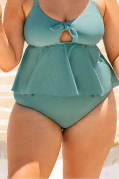 Deals β¨ Cupshe Seaside Holiday High Waist Plus Size π Bikini Bottom π