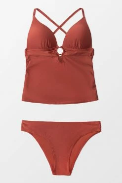 Coupon 🔥 CUPSHE Tania Plunge O-ring Ruched Tankini ✔️ -Cupshe Online Shop 1 b1bb5aca 44bb 42d4 8c92 b96c8059b1e1