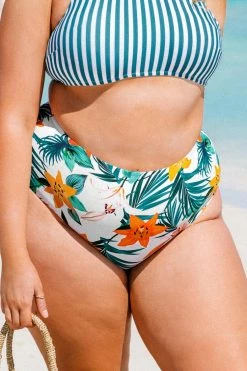 Best Pirce π₯ Cupshe Anya Floral Plus Size π Bikini Bottom βοΈ