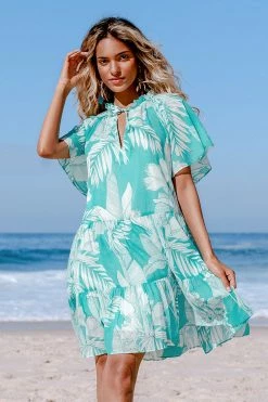 Buy 🎉 Cupshe Ivanna Floral Print Tiered 👗 Dress ✨