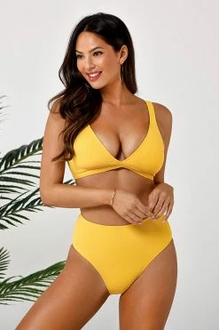 Top 10 ⌛ Cupshe Yellow Double V High Waisted 👙 Bikini ✔️ -Cupshe Online Shop 1 d45f2e0f c5d0 43b2 b32d ed9de267424a