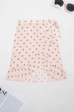 New 🔔 Cupshe Annette Polka Dot Ruffle Tie Side Beach Skirt 🎁 -Cupshe Online Shop 1 d55d566c c7be 4b17 9a53 a8b818bf0e55