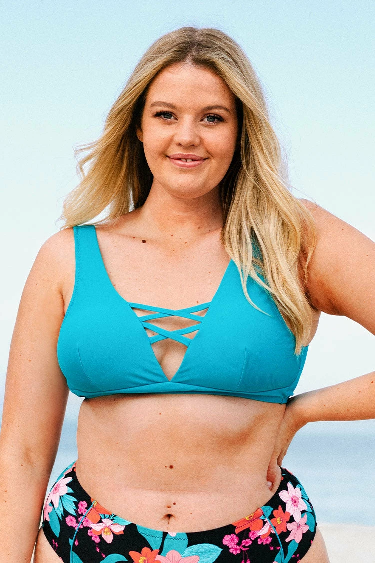 Cheapest β Cupshe Cynthia Plunge Back Tie Plus Size π Bikini Top π― 2 Cheapest β Cupshe Cynthia Plunge Back Tie Plus Size π Bikini Top π― - Image 2