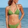 Best Pirce 🛒 Cupshe Kairi Green Halter Drawstring Back Tie 👙 Bikini 🎁