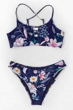 Buy 🔥 Cupshe Navy Floral Cutout 👙 Bikini 🎁 -Cupshe Online Shop 1 da2bd12a 1987 407f a381 24ae100ca585