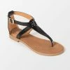 Best reviews of 🔔 Cupshe Baja Black Open Toe Thong Strap Sandals 😀