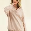 Wholesale ⭐ Cupshe Tutti Frutti Cream Oversized Collared Sweatshirt 🎁