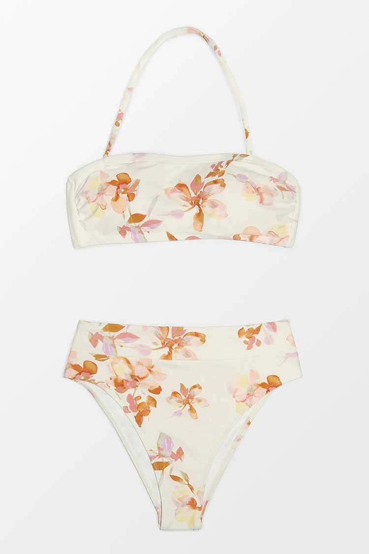 Best Sale π Cupshe Megan Floral Halter High Waisted π Bikini π 4 Best Sale π Cupshe Megan Floral Halter High Waisted π Bikini π - Image 4