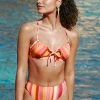 Deals ⌛ Cupshe Micaela Striped Self Tie Lace-up 👙 Bikini ⌛