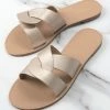 Best Sale ❤️ Cupshe Sunbeam Cross Strap Slide Sandals 🎉