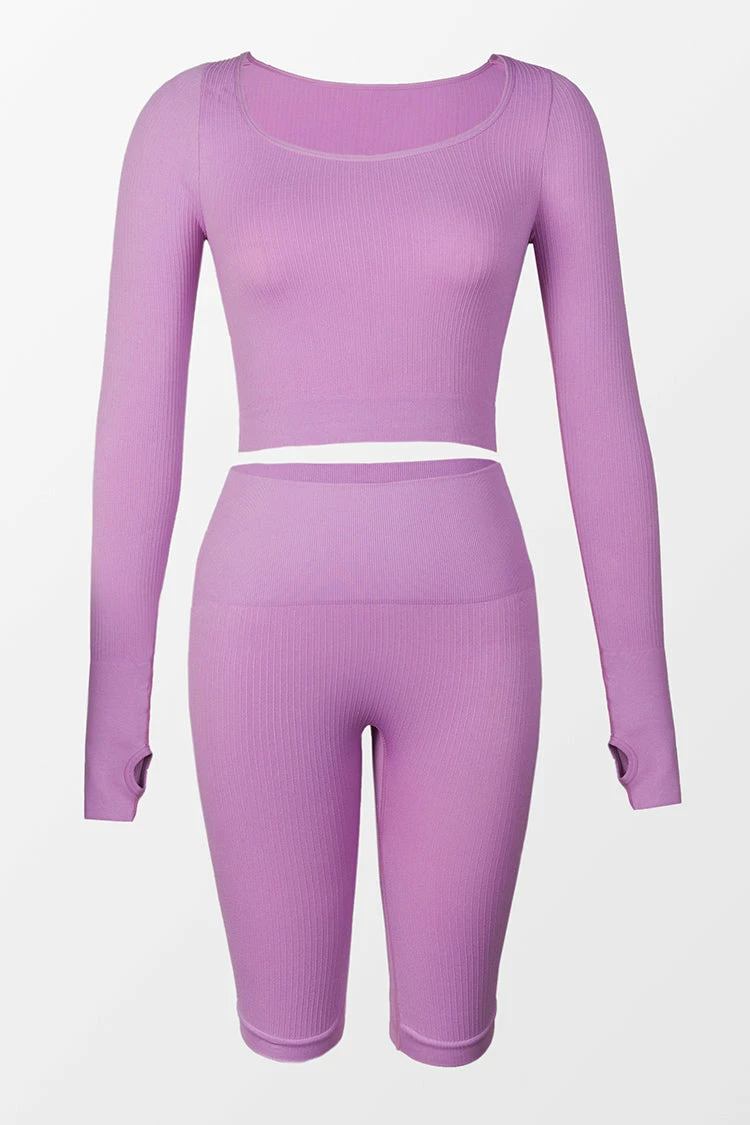 Cheapest π Cupshe Full Bloom Scoop Long Sleeve Matching Set π 4 Cheapest π Cupshe Full Bloom Scoop Long Sleeve Matching Set π - Image 4