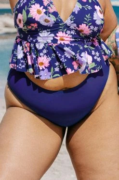 Outlet π₯ Cupshe Lainey Solid Plus Size π Bikini Bottom π