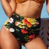 Cheap ⌛ Cupshe Sweet Floral High Waisted 👙 Bikini Bottom 🎉