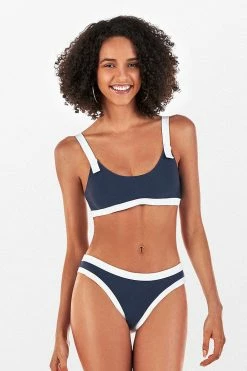 New 🎁 Cupshe Navy and White Trimmed 👙 Bikini 🌟 -Cupshe Online Shop 1 e540bc2a 6c66 48b1 855b 5ef01c9e5be3