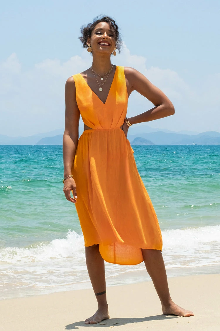 Best deal β€οΈ Cupshe Amber Cutout Tie Back π Dress π 1 Best deal β€οΈ Cupshe Amber Cutout Tie Back π Dress π