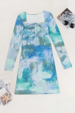 Top 10 👏 Cupshe Colleen Tie Dye Long Sleeve 👗 Dress 🛒 -Cupshe Online Shop 1 ed970c45 f217 4cb5 bcdc 43835462026b