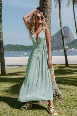 Best deal 🎁 Cupshe Adrian V-neck Smocked Elastic Waist 👗 Dress 👍