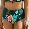 Buy 😍 Cupshe Scarlet Green Floral Plus Size 👙 Bikini Bottom 🛒