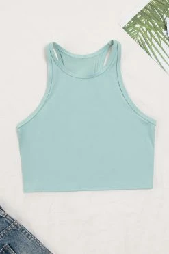 Best Sale 🎁 Cupshe Ocean Springs Round Neck Sports Bra 🧨