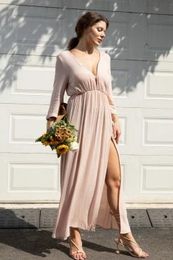 Cheap 🛒 Cupshe Jaylee Long Sleeves Split Cover Up 👗 Dress 🔥