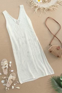 Brand new ❤️ Cupshe Sleeveless V-Neck Cover Up 🌟 -Cupshe Online Shop 2 06ac85c1 7837 4d76 b482 3dda0f72dd2a