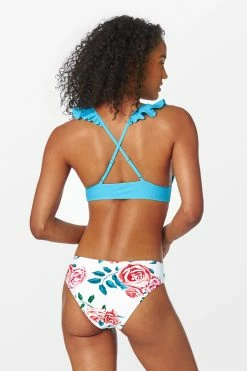 Hot Sale ⭐ Cupshe Blue and Floral Print Criss Cross 👙 Bikini 🌟 -Cupshe Online Shop 2 07b64815 b340 458e 8eed 5298c2f64938